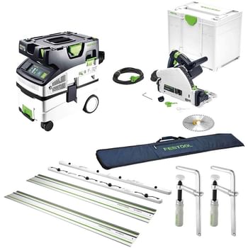 Festool TS55 F EBQ Plunge Saw and L Class Extractor Kit