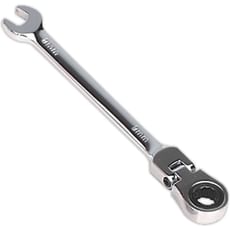 Sealey Flexible Head Ratchet Combination Spanner Metric