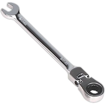 Sealey Flexible Head Ratchet Combination Spanner Metric