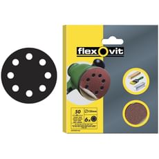 Flexovit 125mm Hook and Loop Sanding Discs