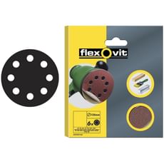 Flexovit 125mm Hook and Loop Sanding Discs