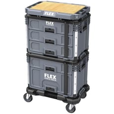 Flex TKL SP SET 2 Wheeled Tool Case Combo Stack Pack