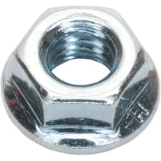 Sealey DIN 6923 Zinc Plated Serrated Flange Nuts