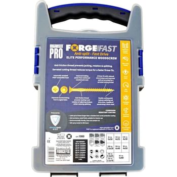 Forgefix Forgefast Pozi Elite Performance Wood Screw Organiser