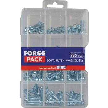 Forgefix Forge Pack 285 Piece Bolt, Nut and Washer Set
