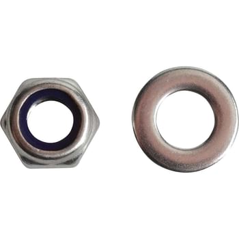 Forgefix Stainless Steel Nyloc Nuts and Washers