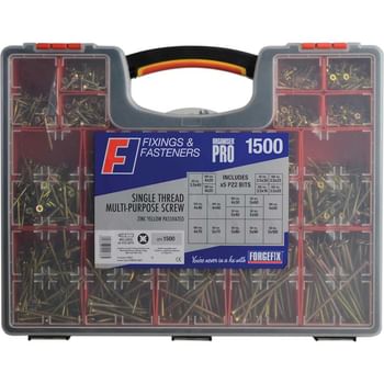 Forgefix 1500 Piece Multi Purpose Screw Assortment