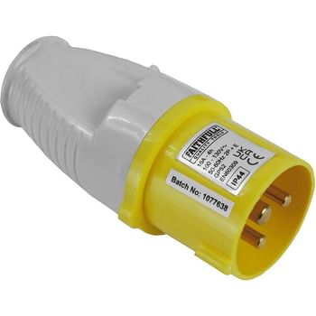 Faithfull Yellow Plug 16 amp 110v