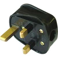 Faithfull Black Rubber Plug 13amp 240v Price Comparisons | Compare The Build