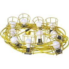 Faithfull Festoon Lights 22 Metres with 10 Lamps
