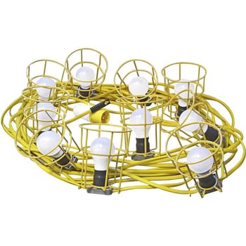 Faithfull Festoon Lights 22 Metres with 10 Lamps