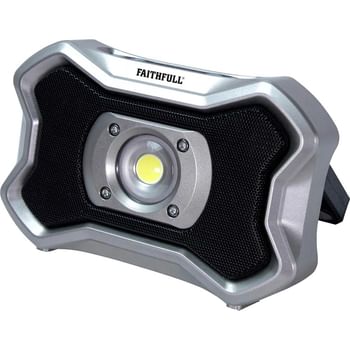 Faithfull Rechargeable Worklight and Speaker