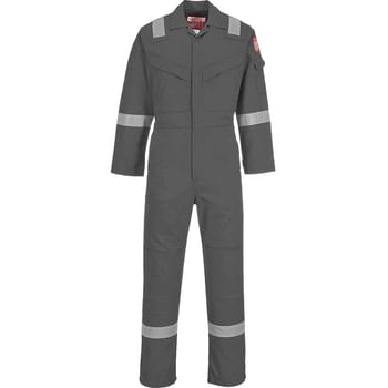 BizFlame Mens Flame Resistant Super Lightweight Antistatic Coverall