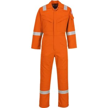 BizFlame Mens Flame Resistant Super Lightweight Antistatic Coverall