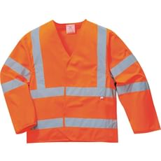 BizFlame Class 3 Hi Vis Anti Static Flame Resistant Jacket