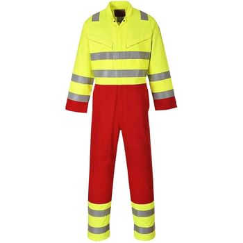 BizFlame Mens Pro Flame Resistant Services Coverall