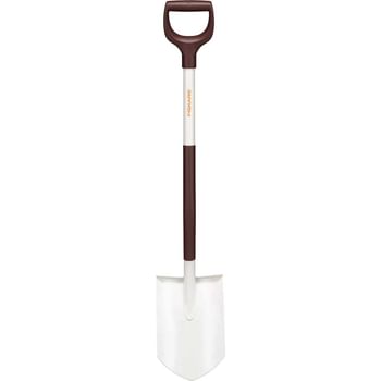 Fiskars WHITE Pointed Border Spade