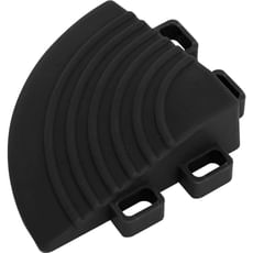 Sealey Anti Slip Polypropylene Corner Floor Tile Black