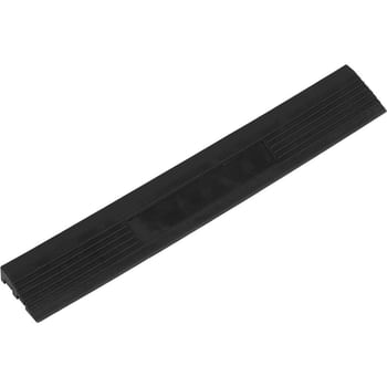Sealey Anti Slip Polypropylene Male Edging Tile Black