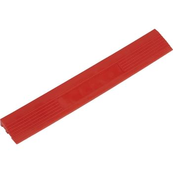 Sealey Anti Slip Polypropylene Male Edging Tile Red