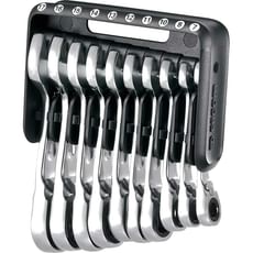 Facom 467BS 10 Piece Short Reversible Ratchet Spanner Set
