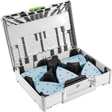 Festool SYS-STF Delta GR-Set Granat Sanding Sheets & Systainer Case