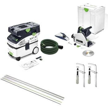 Festool TSC 55 Cordless Plunge Saw and M Class Extractor Kit
