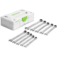 Festool SYS3 S 76-RRS 10 Piece Ratchet Ring Combination Spanner Set
