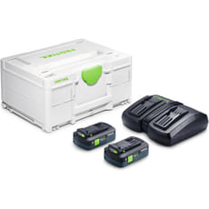 Festool SYS 18v TBX Cordless 2 Battery 4ah and Charger Kit