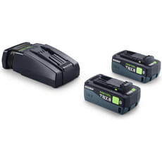 Festool 18v TBX Cordless 2 Battery 8ah and Charger Set