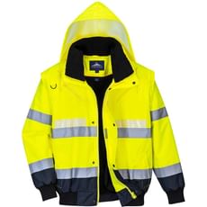 Glowtex 3 in 1 Hi Vis Bomber Jacket Glowtex 3 in 1 Hi Vis Bomber Jacket