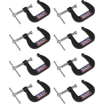 Sealey 8 Piece Junior G Clamp Set