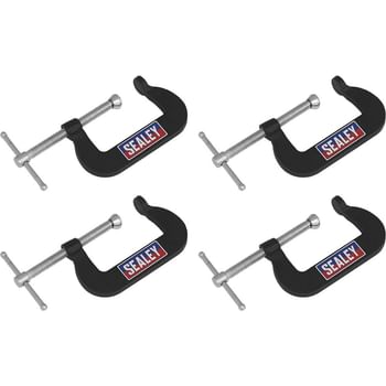 Sealey 4 Piece Junior G Clamp Set