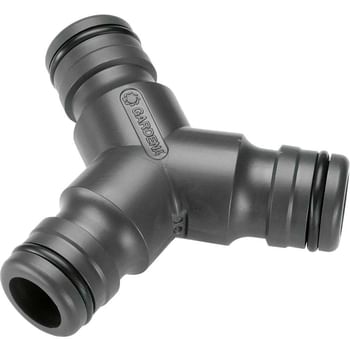 Gardena PROFI 3 Way Hose Pipe Y Adaptor