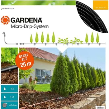 Gardena MICRO DRIP M Above Ground Water Irrigation Starter Set