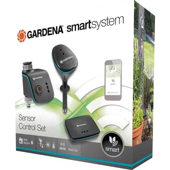 Gardena Smart Sensor Wireless Hub, Sensor and Water Timer Set