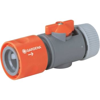 Gardena ORIGINAL Hose Pipe Connector with Control Valve
