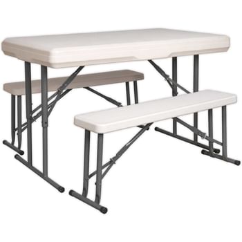 Sealey GL87 Portable Folding Table and Bench Set