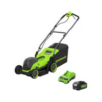 Greenworks MO24L411 24v Cordless Brushless Rotary Lawnmower 330mm