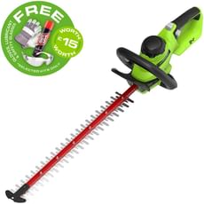 Greenworks GD24HT61 24v Cordless Brushless Hedge Trimmer 610mm Greenworks GD24HT61 24v Cordless Brushless Hedge Trimmer 610mm