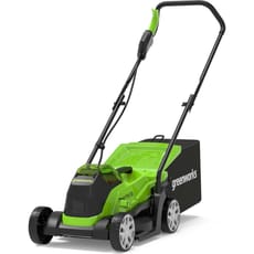 Greenworks GD24LM33 24v Cordless Brushless Rotary Lawnmower 330mm
