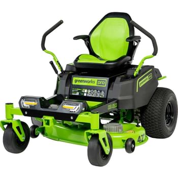 Greenworks GD60CRZ106 60v Cordless Brushless Cross Zero Turn Ride On Lawnmower