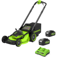 Greenworks MO48L 48v Cordless Brushless Self Propelled Rotary Lawnmower 460mm
