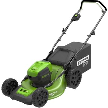 Greenworks GD60LM46 60v Cordless Push Rotary Lawnmower 460mm