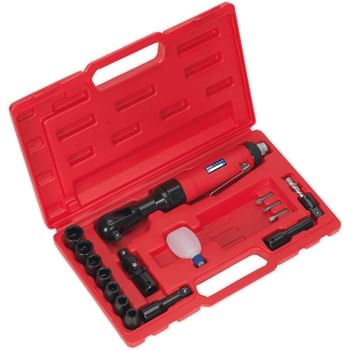 Sealey GSA20KIT Air Ratchet Wrench Kit 3/8" Drive