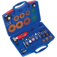 Sealey GSA674K 42 Piece Air Angle Die Grinder and Accessories Kit