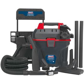 Sealey GV180WM Wall Mount Remote Control Wet and Dry Vacuum Cleaner 18L