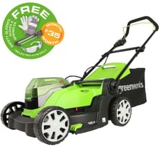 Greenworks G24X2LM41 48v Cordless Rotary Lawnmower 410mm 
