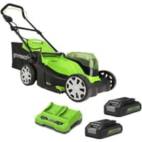 Greenworks G24X2LM41 48v Cordless Rotary Lawnmower 410mm