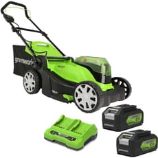 Greenworks G24X2LM41 48v Cordless Rotary Lawnmower 410mm